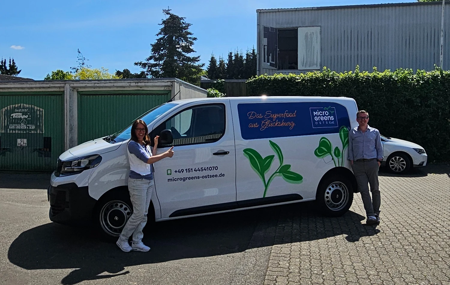 Microgreens Ostsee in der regionalen Logistik